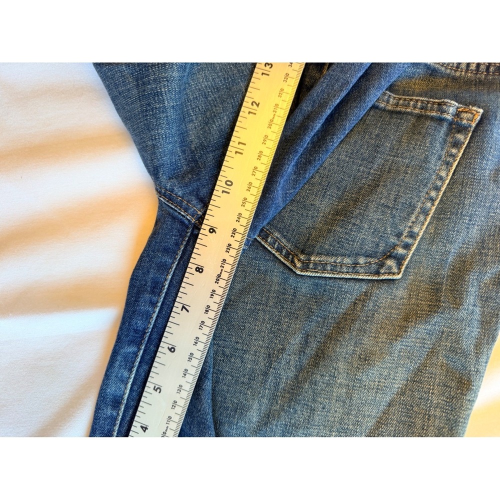 Talbots Simply Flattering Medium Wash Cuffed Denim Bermuda Shorts Womens 2 - Picture 7 of 7